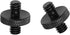 4PCS 1/4" Male to 1/4" Male Threaded Tripod Screw Adapter, Aluminum Alloy Standard Camera Cage Mounting Thread Converter, Double Head Stud for Mon...
