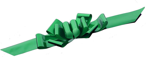 Big Emerald Green Car Bow - 25" Wide, Large Ribbon Gift Decoration, Fully Assembled, Birthday, Fundraiser, School Dance, Fall Decor, Christmas, Ma...