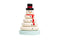 Pearhead Wooden Snowman Stacking Toy Set, Holiday Toys for Toddlers, Baby Nursery Holiday Décor, Sorting and Stacking Tower Educational Toy, for K...