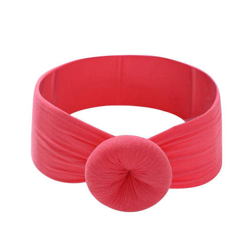 Qandsweet Baby Headbands Circle Bows Knotted Soft Silk Nylon Headwraps For Newborn Infant Toddlers Girl Kids...