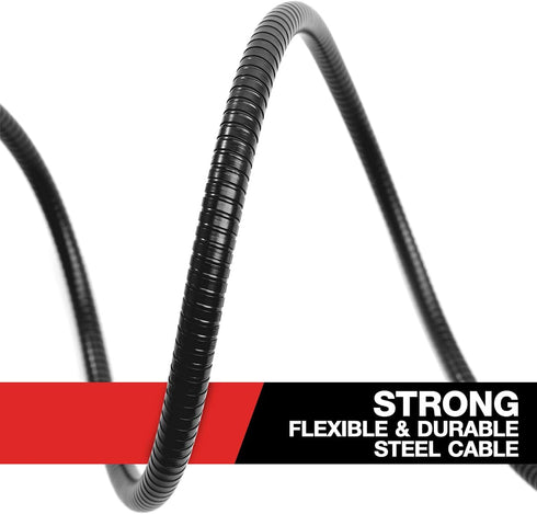 Cummins Steel Braided USB-C(R) Lightning(R) Charging Cord HD Steel Compatible with Apple(R) Devices 4ft CMN4701...