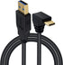 Poyiccot USB Type C 90 Degree Cable 3.3feet/1m, Up & Down Angle USB 3.0 A to USB C Fast Charging Cable for Samsung Galaxy, Tablets and More......