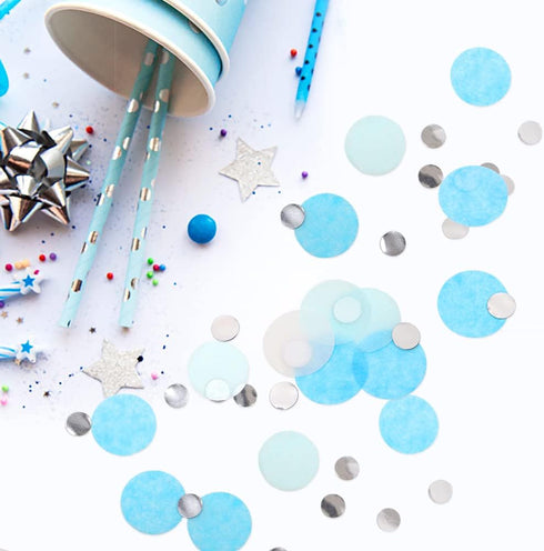 VCOSTORE 5000 Pieces Tissue Paper Confetti Circles, 1 Inch Round Paper Table Confetti Circle Dots, Suitable for Birthday Wedding Party Decoration ...