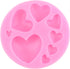 Heart Shaped Fondant Molds Heart Chocolate Silicone Molds For Wedding Cake Decorating Cupcake Topper Candy Polymer Clay Gum Paste Set Of 4...