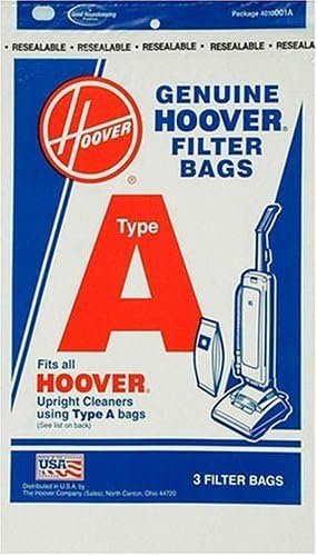 Hoover 4010001A Type A Vacuum Bags, 9 Bags...