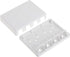4 Port Keystone Jack Surface Mount Box, White, Surface Mount Box for Networking, Home Theatre, Security/Surveillance, Cablewholesale...