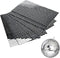 Self-Adhesive Real Glass Craft Mini Square Mirrors Mosaic Tiles(5 x 5mm,6 Sheet,3600Pcs)...