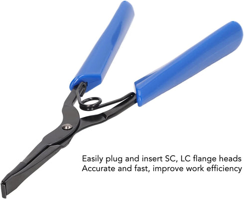 Long Nose Pliers Optical Fiber Flange Pliers Fiber Connector Inserting Extracting Tool Fiber Optic Connector Tool...