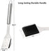 16.5” Grill Brush and Scraper with 2 Brush Replacements & 1 Screwdriver, Wire BBQ Grill Brush for Outdoor Grill, 304 Stainless Steel Cleaning Brus...