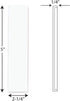 Progress Lighting P5970-HBK Address Light Outdoor, 1-1/8-Inch Width x 5-Inch Height, Snow White...