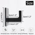 Bath Towel Hook,10 Pack Self Adhesive Square Coat Hooks, Sturdy No Drilling Robe Hook, Stainless Steel Heavy Duty Clothes Hanger, Wall Hooks for B...