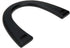 Geesatis 4 Pcs U-Shaped Wooden Purse Handles Handmade Bag Handbags Purse Decorative Handle Replacement Tool, DIY Handcrafted Accessory, Black, Len...