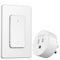 Remote Control Outlet Plug with Remote Switch, Long Range Wireless Remote Light Switch for Lamps and Household Appliances, 15A 1650W RF Wireless E...