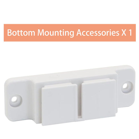 Retractable Mesh Baby Gate Replacement Parts Retractable Mesh Dog Gate Full Set Wall Mounting Baby Gate Hardware Mesh Pet Gate Accessories Extra W...