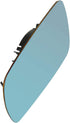 DNA Motoring OEM-MG-0372 3B1857521AA OE Style Left Side Heated Mirror Blue Glass Compatible with 99-06 Volkswagen Golf / 06 GTI / 99-05 Jetta / 98...