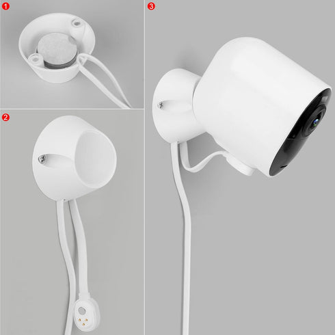 Magnetic Wall Mounts Design for Arlo Pro 5S 2K, Pro 4, Pro 3, Ultra 2, and Ultra Cameras, Upgrade Accessories for Arlo Easy to Install and Remove,...