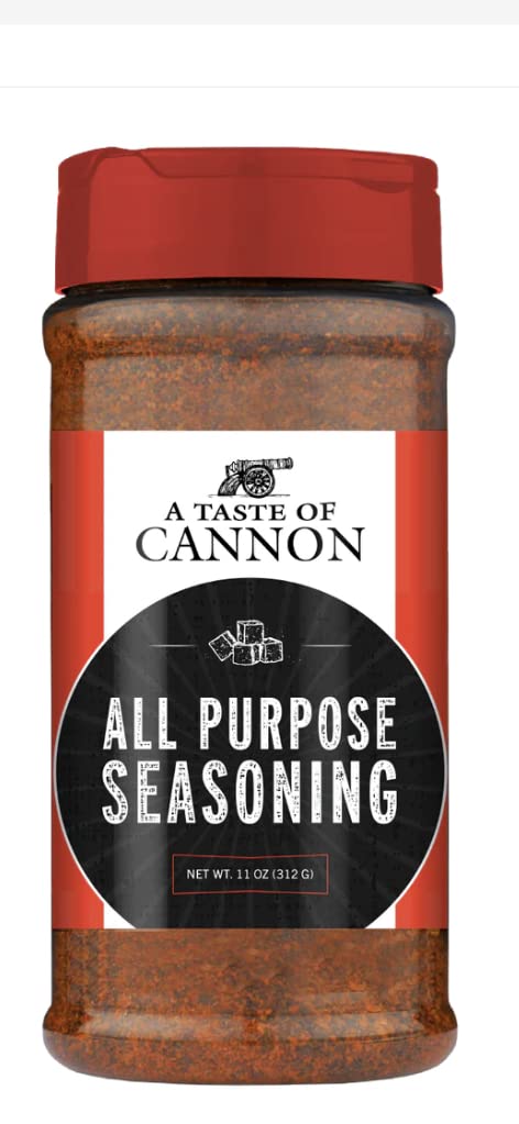 A Taste of Cannon All Purpose Seasoning 11 Oz Mixed Spice Blend 1 Bottle of Savory Flavor Combinations for Meats and Vegetables...