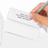 LUXPaper 4Bar A1 Invitation Envelopes | Peel & Press | 3 5/8" x 5 1/8" | White | 24lb. Text | 50 Qty...