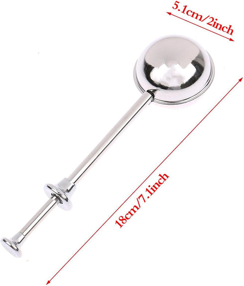 304 Stainless Steel Flour Powder Filter Spoon, Baker Dusting Wand For Sugar Flour Spices, Sourdough Bread Baking Supplies, Flour Sugar Powder Spoo...