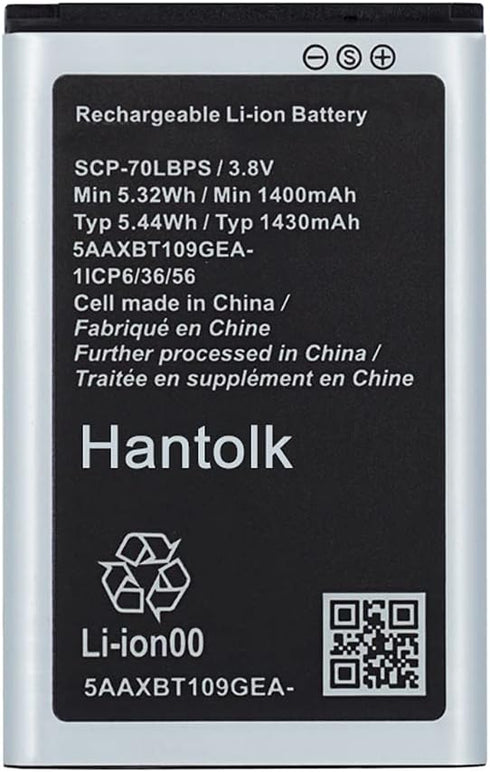 SCP-70LBPS Battery Replacement for Kyocera Cadence 4G LTE S2720 Verizon Flip Phone SCP70LBPS...