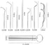 Dental Pick Portable Stainless Steel Tooth Pick Set Reusable Tooth Stains Remover Dental Tool Teeth Cleaning Tools with Holder for Outdoor Picnic,...