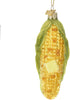 Noble Gems Corn on The Cob Glass Christmas Tree Ornament 4.5 Inch NB1281 New...