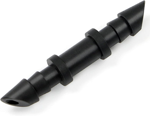 60 Pieces 1/4" Drip Irrigation Coupling Fittings?Drip Line Double Barbed Coupler Connectors for 1/4 Inch Irrigation Tubing Quick Connect 1/4'' Cou...