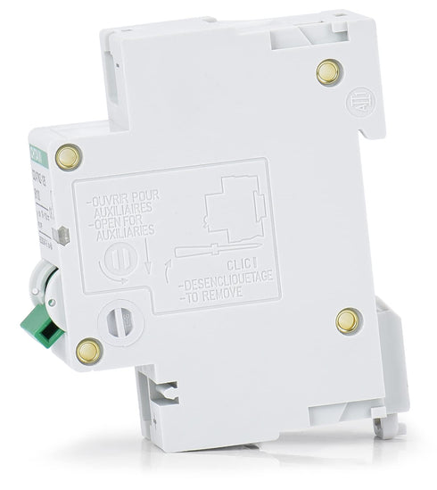 12V-110V DC Miniature Circuit Breaker, 125 Amp 1 Pole Battery Breaker Protector for Solar PV System and RV, Thermal Magnetic Trip, DIN Rail Mount,...