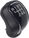 Hacreyatu Leather Manual Stick Gear Shift Knob Lever Shifter 6 Speed for Hyundai Creta IX25 Kia Forte Cerato K3 Ceed 2012-2016...