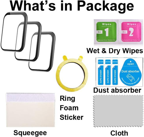 3D Screen Protector Compatible with TOZO S3 1.83” Smart Watch (Answer/Make Calls)...