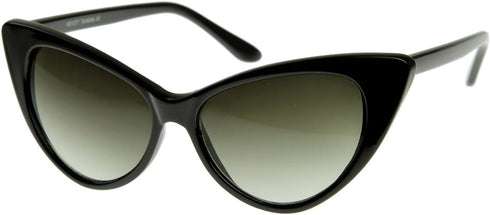zeroUV Super Cateyes Vintage Inspired Fashion Mod Chic High Pointed Cat-Eye Sunglasses...