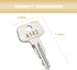 A143 SKS roof rack key for Yakima SKS Ski, Cargo Box,Carrier Racks,Roof and Crossbars.(Code A143)...