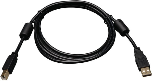 Tripp Lite USB 2.0 Hi-Speed A/B Cable with Ferrite Chokes (M/M) 3-ft. (U023-003)...