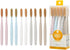 Wangta Soft Toothbrush, 10 Pack (Gold) – Best Manual Toothbrush for Maximum, Efficient Cleaning and Sensitive Gums and Teeth...