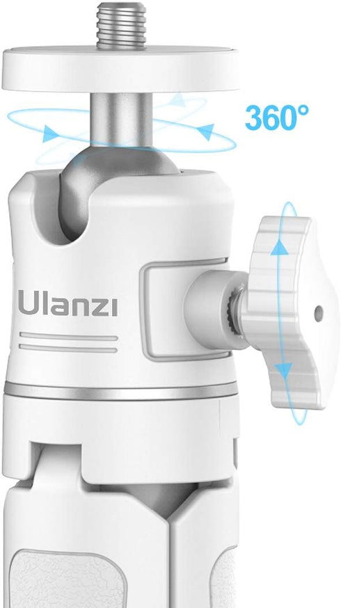 ULANZI Extension Pole Tripod, Mini Selfie Stick Tripod Stand Handle Grip for iPhone 13 Pro Max Samsung OnePlus Google Smartphone Canon G7X Mark II...
