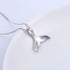 Ladytree S925 Sterling Silver Jewelry Dolphin Mermaid Tail Pendant Necklace, Box Chain,18 inches...