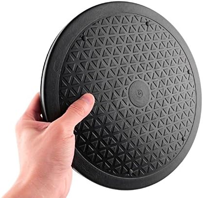 10” Rotating Swivel Heavy Duty Wheel 360 Degree Rotate Turntable Lazy Susan Turnplate for Clay Pottery Sculpture Monitor TV 25cm...