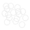 uxcell Silicone O-Rings, 20mm OD 16mm ID 2mm Width VMQ Seal Gasket for Compressor Valves Pipe Repair, White, Pack of 16...