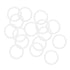 uxcell Silicone O-Rings, 20mm OD 16mm ID 2mm Width VMQ Seal Gasket for Compressor Valves Pipe Repair, White, Pack of 16...