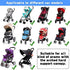 Baby Stroller Sun Shade Sun Protection Shade for Strollers Car Seats Pram Pushchair Buggy Stroller Sunshade Parasol Sun Rain Shades Canopy Cover A...