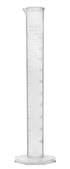 EISCO Plastic Graduated Cylinder, 100ml - Scientific Measuring Cylinder with Extra Stable Base - Polypropylene Plastic - Laboratory Quality, Autoc...