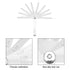 uxcell Metric Thickness Feeler Gauge 0.05-0.50mm 10 Blades Mn Steel Measuring Tool for Gap Width...