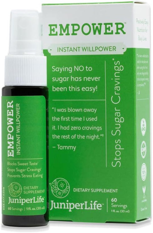 Empower - Instant Willpower™ for Sugar Cravings Appetite, Suppressant of Sugar Taste | Sugar Blocker w/Gymnema Sylvestre, 5HTP, Biotin, Chromium P...