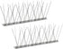 2 Pieces Bird Spike Bird Fence Spikes Bird Deterrent Spikes Bird Repellent Fence Spikes Anti-Bird Nest Fence Spike Bird Deterrent Strip with Stain...