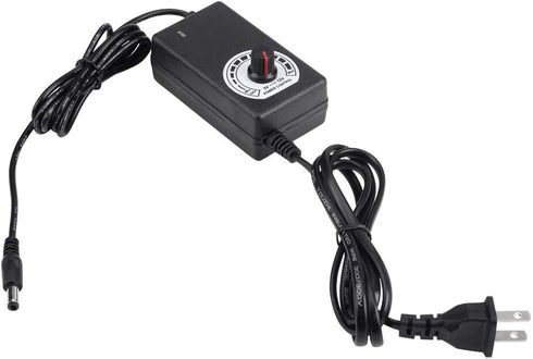 2-line Desktop AC to DC Power Adapter 3-12V 2A Motor Voltage Stepless Speed Regulator LED Dimmer Switch Controller...
