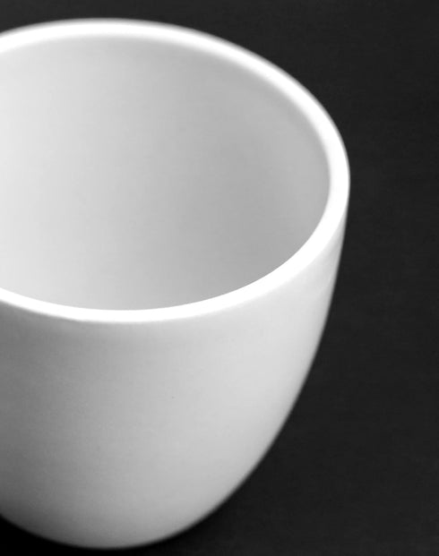 QWORK Lab Porcelain Crucible with Lid, 2 Pack, 50ml Capacity, White, Smooth Surface, for Laboratory School to Heat Chemical Compounds...