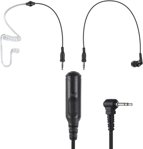1 Pin 2.5mm Jack Ptt Mic Earpiece Headset Ear Piece Earbud for Motorola Talkabout Walkie Talkie mh230r fr60 mr350r t470 t380 t100 t200tp t260tp t2...