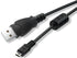 USB-A to Mini 8Pin USB 2.0 Fast Charging Transfer Cable with Silver-Plated Plugs and Anti-Jamming Ferrite Magnetic Ring, 3 Feet, Black...