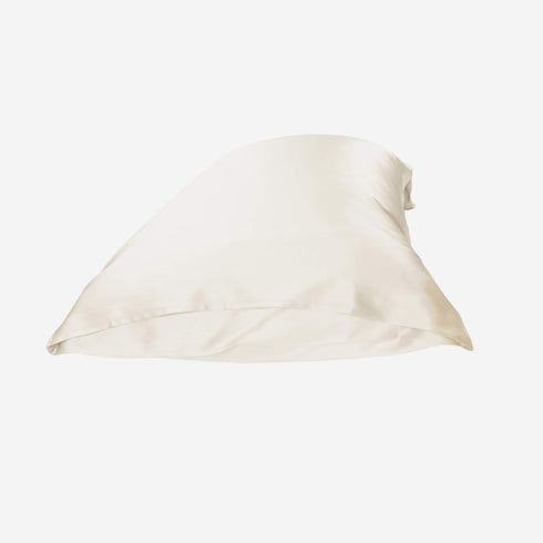 Lilysilk 100% Mulberry Silk Travel Pillowcase Pillow Cover, Ivory, 15" x 22"...
