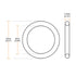 uxcell Fluorine Rubber O-Rings, 13mm OD 6mm ID 3.5mm Width FKM Seal Gasket for Machinery Plumbing, Green, Pack of 10...